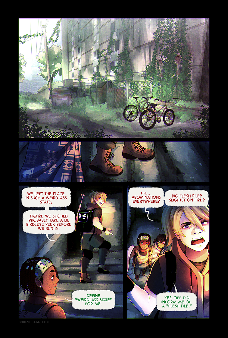 Two kids and a scientist walk into an abandoned building.